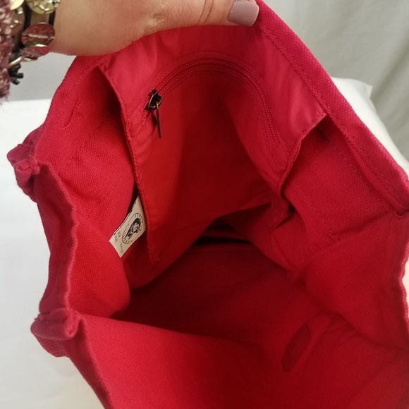 Paw Prints Canvas Messenger Bag - Picture 3 of 3